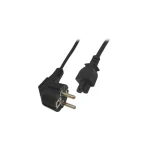 Goobay Schuko - IEC C5 Cable 1.8m Μαύρο 68004 68004 - Image 3
