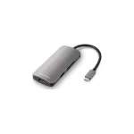 Sharkoon USB-C Docking Station με HDMI 4K PD Γκρι (4044951026715) - Image 2
