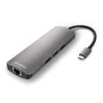 Sharkoon USB-C Docking Station με HDMI 4K PD Γκρι (4044951026715) - Image 5