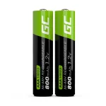 Green Cell Επαναφορτιζόμενες Μπαταρίες AAA Ni-MH 800mAh 1.2V 2τμχ GR08 - Image 4