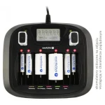everActive NC-900U Φορτιστής 8 Μπαταριών Ni-Cd/Ni-MH Μεγέθους AA/AAA/9V/D NC900U - Image 4