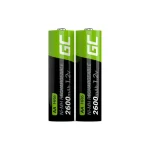 Green Cell Επαναφορτιζόμενες Μπαταρίες AA Ni-MH 2600mAh 1.2V 4τμχ GR01 - Image 3
