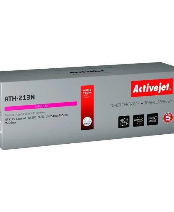 Active Jet Συμβατό Toner για Laser Εκτυπωτή HP 131A CF213A 1800 Σελίδων Ματζέντα ATH-213N