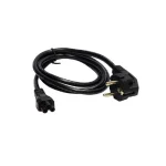 Savio Schuko - IEC C5 Cable 1.8m Μαύρο CL-81 cl-81 - Image 2