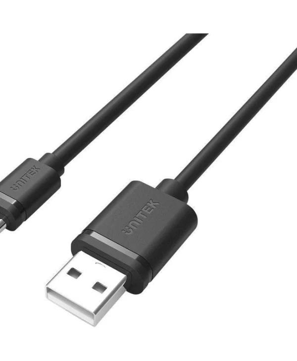 Unitek Regular USB 2.0 to micro USB Cable Μαύρο 1.5m (Y-C434GBK)