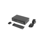 Lanberg RSFE-4P-2FE-60 Unmanaged L2 PoE+ Switch με 4 Θύρες Ethernet