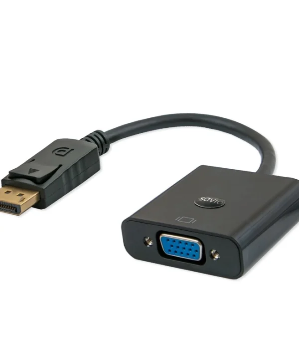Savio Μετατροπέας DisplayPort male σε VGA female 1τμχ CL-90