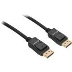 Sharkoon Cable DisplayPort male - DisplayPort male 2m Μαύρο (4044951036110)