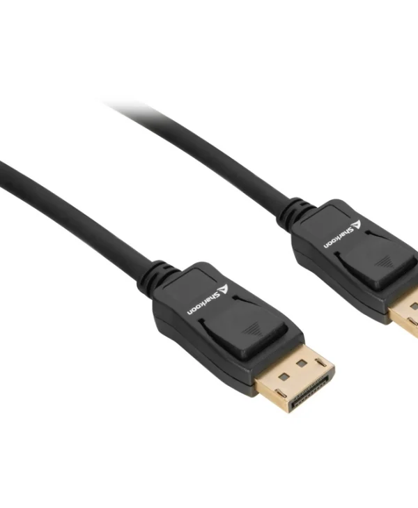 Sharkoon Cable DisplayPort male - DisplayPort male 2m Μαύρο (4044951036110)