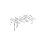 Gembird Adjustable Rectangle Επιτραπέζια Βάση Οθόνης MS-TABLE-01 - Image 3