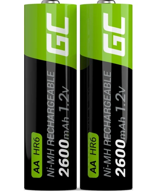 Green Cell Επαναφορτιζόμενες Μπαταρίες AA Ni-MH 2600mAh 1.2V 2τμχ GR05