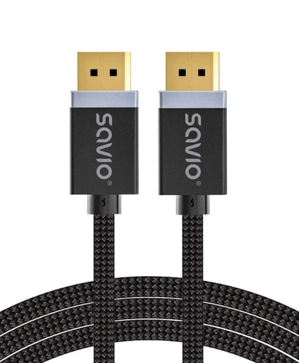 Savio Cable DisplayPort male - DisplayPort male 3m Μαύρο () CL-176