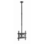 Gembird CM-70ST-01 Βάση Τηλεόρασης Οροφής έως 70" και 50kg Μαύρο