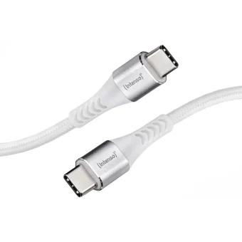 Intenso C315C Braided USB 2.0 Cable USB-C male - USB-C 60W Λευκό 1.5m 7901002