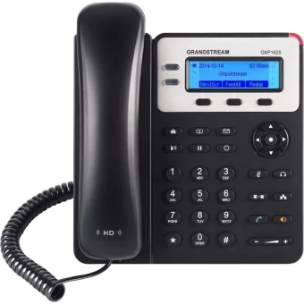 Grandstream GXP1620 Ενσύρματο Τηλέφωνο IP 2 γραμμών Μαύρο