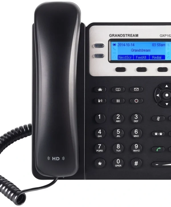 Grandstream GXP1620 Ενσύρματο Τηλέφωνο IP 2 γραμμών Μαύρο