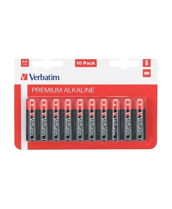 Verbatim Αλκαλικές Μπαταρίες AA 1.5V 10τμχ 49875