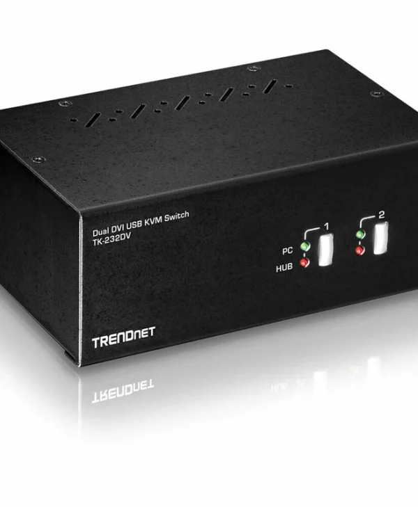 Trendnet TK-232DV 2-Port DVI USB with Audio USB 2.0 Hub