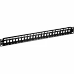 Trendnet Patch Panel Keystone για Rack 1U 19" 24 Θυρών Μαύρο TC-KP24