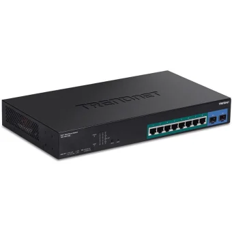 Trendnet TPE-1021WS Managed L2 PoE+ Switch με 8 Θύρες Gigabit (1Gbps) Ethernet και 2 SFP Θύρες