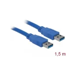 DeLock USB 3.0 Cable USB-A male - USB-A male 1.5m (82430) - Image 3