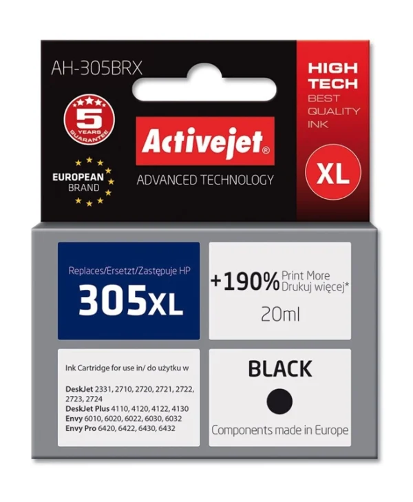 Superbulk Συμβατό Μελάνι Εκτυπωτή InkJet HP HP 652, F6V24AE, B-H652XLC 15ml Μαύρο 1τμχ B-H652C