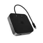 Icy Box USB-C Docking Station με HDMI/DisplayPort 4K PD Ethernet και σύνδεση 2 Οθονών Μαύρο (IB-DK408-C41)