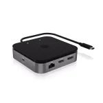 Icy Box USB-C Docking Station με HDMI/DisplayPort 4K PD Ethernet και σύνδεση 2 Οθονών Μαύρο (IB-DK408-C41) - Image 2