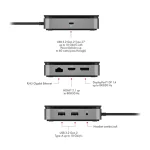 Icy Box USB-C Docking Station με HDMI/DisplayPort 4K PD Ethernet και σύνδεση 2 Οθονών Μαύρο (IB-DK408-C41) - Image 4