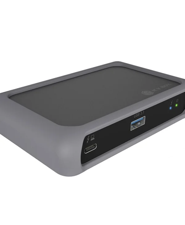 Icy Box Thunderbolt 4 Docking Station με 4K PD και σύνδεση 2 Οθονών Μαύρο (IB-HUB801-TB4)
