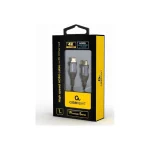 Cablexpert HDMI 2.0 Braided Cable HDMI male - HDMI male 1m Ασημί CCBP-HDMI-1M - Image 3