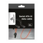 Gembird 7-Pin SATA III - 7-Pin SATA III Cable 30cm Κόκκινο (CC-SATAM-DATA-0.3M) - Image 3