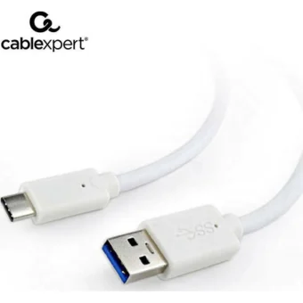 Cablexpert USB 3.0 Cable USB-C male - USB-A 36W Λευκό 0.1m (CCP-USB3-AMCM-W-0.1M)