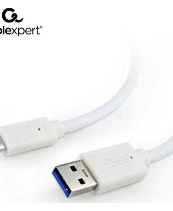 Cablexpert USB 3.0 Cable USB-C male - USB-A 36W Λευκό 0.1m (CCP-USB3-AMCM-W-0.1M)