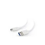 Cablexpert USB 3.0 Cable USB-C male - USB-A 36W Λευκό 0.1m (CCP-USB3-AMCM-W-0.1M) - Image 2