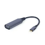 Gembird Μετατροπέας USB-C / VGA male σε USB-C / VGA female Λευκό 1τμχ (A-USB3C-VGA-01)