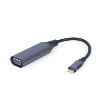 Gembird Μετατροπέας USB-C / VGA male σε USB-C / VGA female Λευκό 1τμχ (A-USB3C-VGA-01)