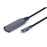 Gembird Μετατροπέας USB-C / VGA male σε USB-C / VGA female Λευκό 1τμχ (A-USB3C-VGA-01) - Image 3