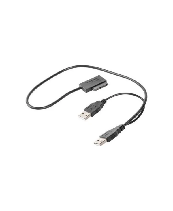 Gembird USB to SATA Αdapter for Slim SATA SSD, DVD Μαύρο (A-USATA-01)