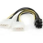 Cablexpert 6-Pin PCIe - 4-Pin Molex Cable 0.15m Πολύχρωμο CC-PSU-6