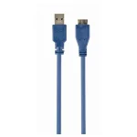 Cablexpert Regular USB 3.0 to micro USB Cable Μπλε 1.8m (CCP-MUSB3-AMBM-6) - Image 6
