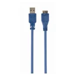 Cablexpert Regular USB 3.0 to micro USB Cable Μπλε 1.8m (CCP-MUSB3-AMBM-6) - Image 7