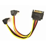 Cablexpert Power Splitter Sata 0.15m 15-Pin Sata - 15-Pin Sata Cable 0.15m Πολύχρωμο CC-SATAM2F-02 - Image 2