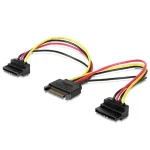 Cablexpert Power Splitter Sata 0.15m 15-Pin Sata - 15-Pin Sata Cable 0.15m Πολύχρωμο CC-SATAM2F-02 - Image 5