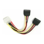 Cablexpert 4-Pin Molex - 15-Pin Sata Cable 0.3m Πολύχρωμο CC-SATA-PSY-0.3M - Image 2