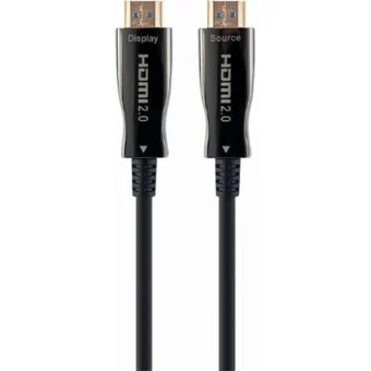 Cablexpert Active Optical HDMI 2.0 Cable HDMI male - HDMI male 80m Μαύρο CCBP-HDMI-AOC-80M-02