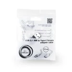 Cablexpert Μετατροπέας USB-A male σε USB-C female 1τμχ A-USB3-AMCF-01 - Image 4