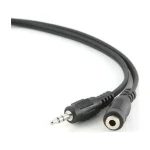 Cablexpert Καλώδιο 3.5mm male - 3.5mm female Μαύρο 2m (CCA-423-2M)