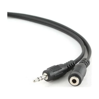 Cablexpert Καλώδιο 3.5mm male - 3.5mm female Μαύρο 2m (CCA-423-2M)