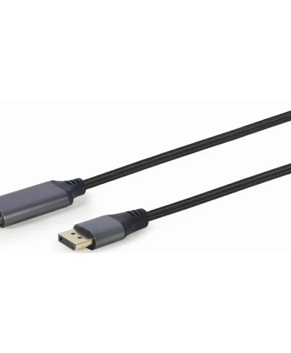 Gembird Cable DisplayPort male - HDMI male 1.8m Μαύρο (CC-DP-HDMI-4K-6)